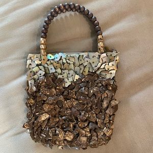 Beaded small handbag